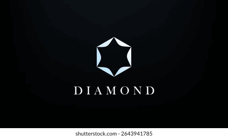 Ícone do logotipo Diamante. Design de logotipo de diamante mínimo. ícone de negócios de diamante para site e aplicativo. Sinal de pedras preciosas e símbolos. design de logotipo de joias de diamante com conceito de arte de linha de estilo minimalista.