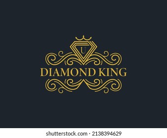 Diamond Logo icon symbol Design with Letter U. Vector illustration logo template