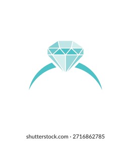 Diamante ícone de logotipo modelo plano design