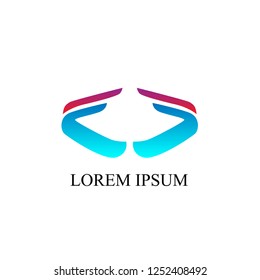 diamond logo icon, vector