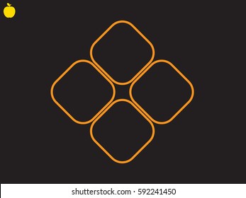 diamond, logo, icon, vector illustration eps10