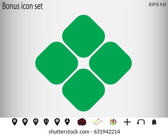 diamond, logo, icon, vector illustration eps10