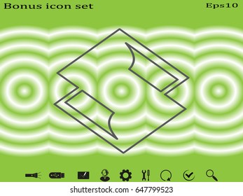 diamond, logo, icon, vector illustration eps10