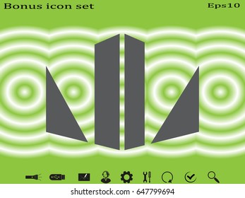 diamond, logo, icon, vector illustration eps10