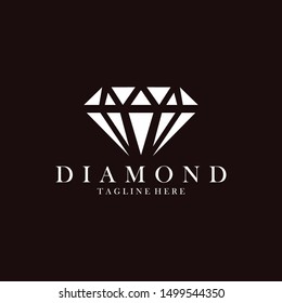 diamond logo icon vector isolated