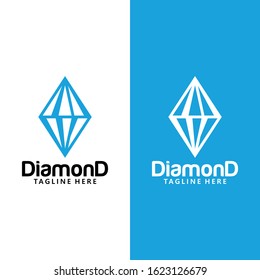 diamond logo icon vector isolated