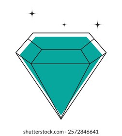 Diamond logo icons. Set of vector icons. Colorful  Design and more variety.