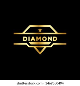 Diamond logo . Luxury logo. Abstract logo. Creative logo. Beautiful and simple element. Minimalist and Flat