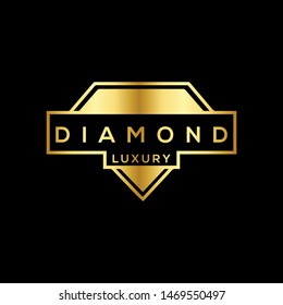 Diamond logo . Luxury logo. Abstract logo. Creative logo. Beautiful and simple element. Minimalist and Flat
