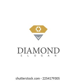 diamond logo luxury premium brand