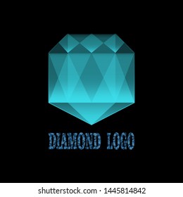 diamond logo simple luxurious attractive attractive sparkles