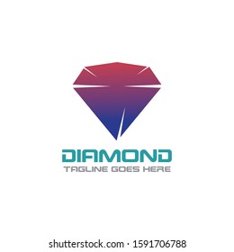 Diamond Logo Template Design, Emblem, Concept Design, Creative icon