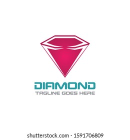 Diamond Logo Template Design, Emblem, Concept Design, Creative icon