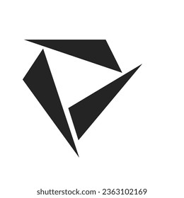diamond logo template Isolated. Brand Identity. Icon Abstract Vector graphic
