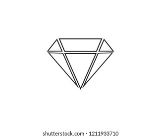 Diamond Logo Template vector icon illustration design