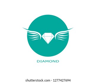 Diamond Logo Template Vector icon illustration design - Vector 