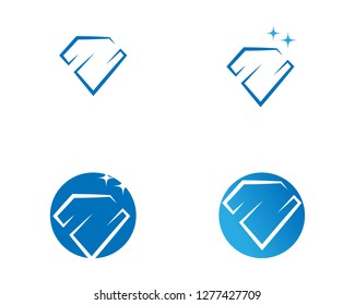 Diamond Logo Template Vector icon illustration design - Vector 