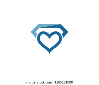 Diamond Logo Template vector icon illustration design