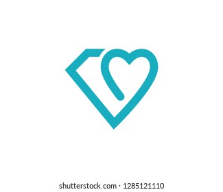 Diamond Logo Template vector icon illustration design