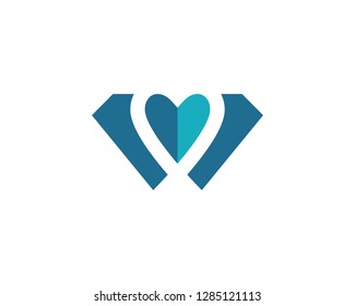 Diamond Logo Template vector icon illustration design