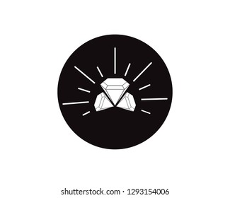 Diamond Logo Template vector icon illustration design