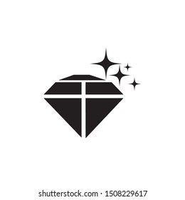 Diamond Logo Template vector icon illustration design