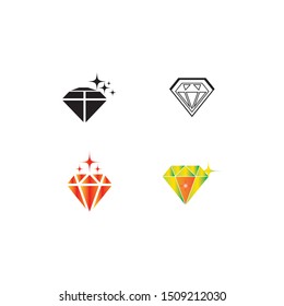 Diamond Logo Template vector icon illustration design