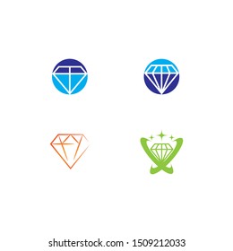 Diamond Logo Template vector icon illustration design