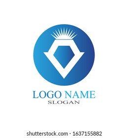 Diamond Logo Template vector icon illustration design