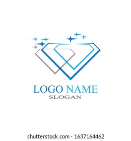 Diamond Logo Template vector icon illustration design