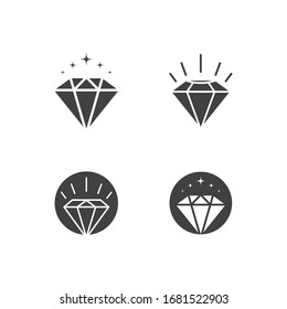 Diamond Logo Template vector icon illustration design