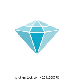 Diseño de la ilustración del icono de la plantilla de logotipo de diamantes