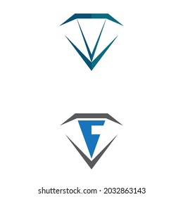 Diseño de la ilustración del icono de la plantilla de logotipo de diamantes