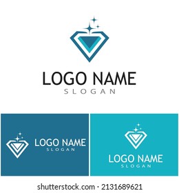 Diamond Logo Template vector icon illustration design