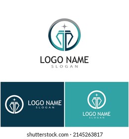 Diamond Logo Template vector icon illustration design