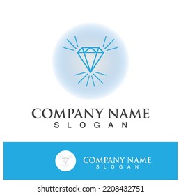 Diamond logo template vector icon illustration design