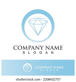Diamond logo template vector icon illustration design