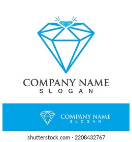 Diamond logo template vector icon illustration design
