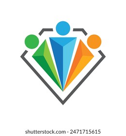 Diamond logo template vector icon design