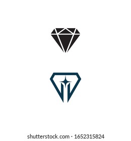 Symbolcharakter für die Vektorillustration von Diamanten-Logos