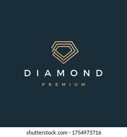 diamond logo vector icon illustration