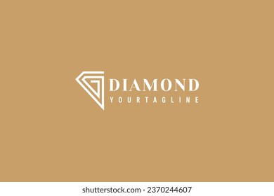 ilustración de icono del vector del logotipo de diamante