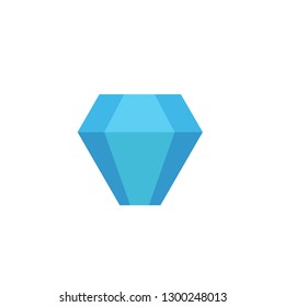 Diamond logo vector icon on a white background, illustration.