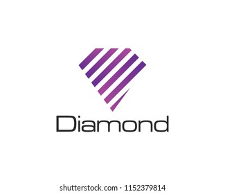 Diamond logo vector icon template