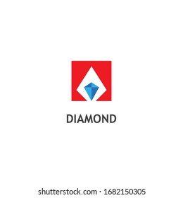 Plantilla de icono de vectores de logotipo de diamantes