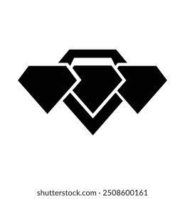 Plantilla del icono del Vector del logotipo del diamante