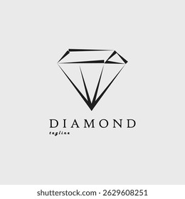 diamond logo vector illustration design
