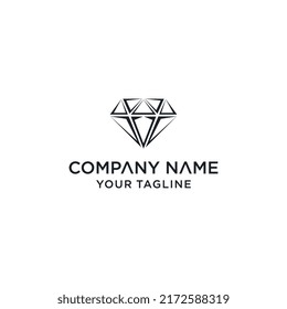 diamond logo vector illustration isolated background