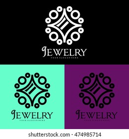 Diamond Logo Vector. Simple modern jewelry logo design template