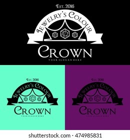 Diamond Logo Vector. Simple modern jewelry logo design template